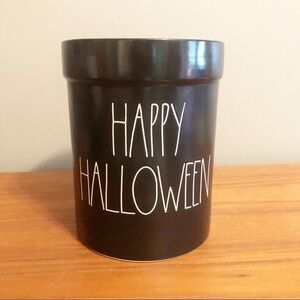RAE DUNN Happy Halloween Crock Utensil Canister